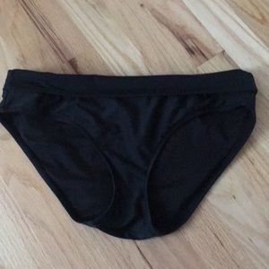 American Eagle Black Foldeover bikini bottom